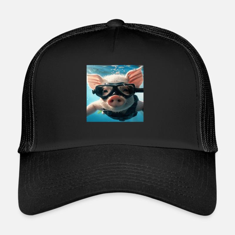 Cochon Casquette trucker 