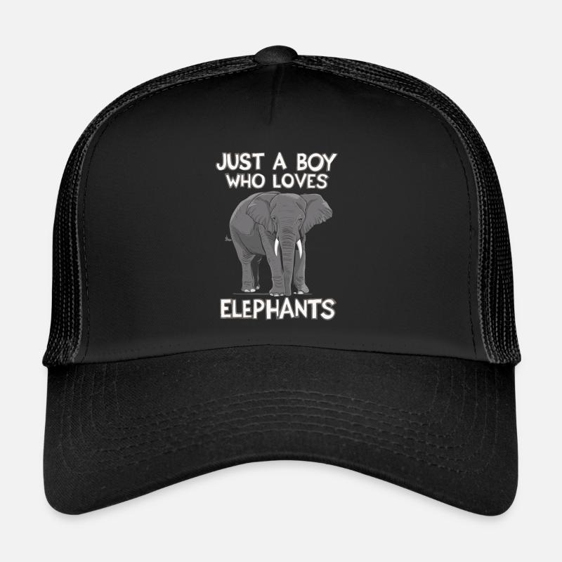 Éléphant Animal Éléphants Zoo Casquette trucker 