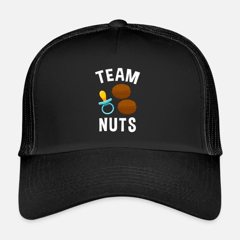 Pinkel Party Baby Shower Team Nuts Trucker Cap