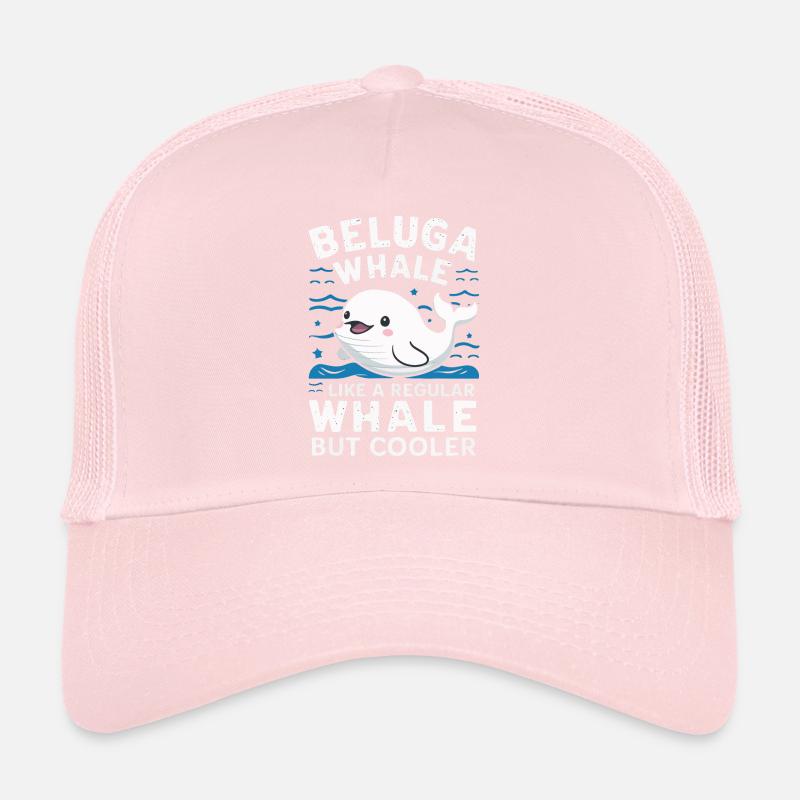 Béluga Océan Bélugas Baleines Casquette trucker 