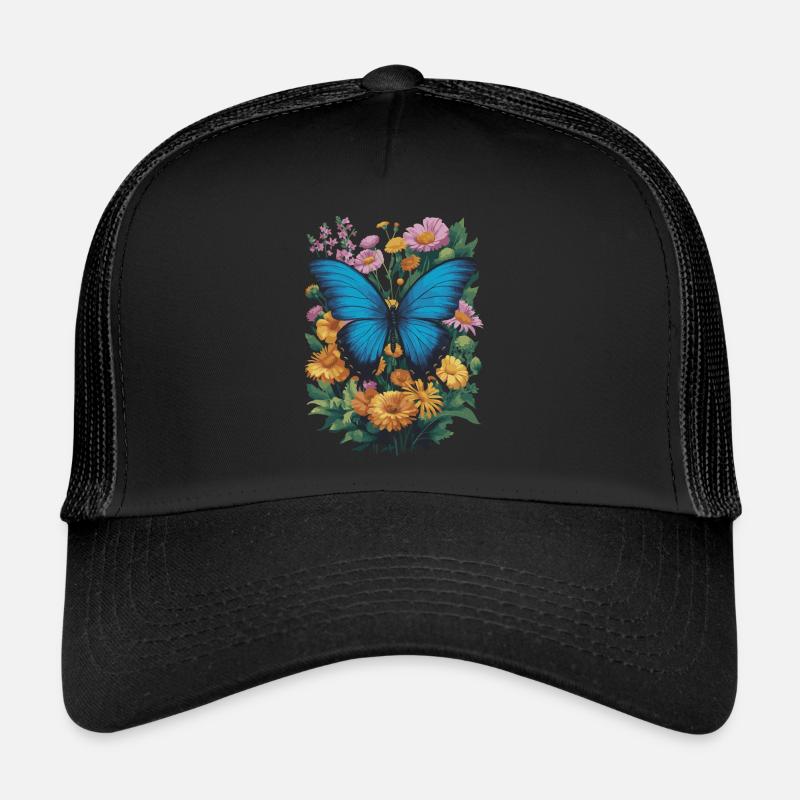 papillon monarque papillon papillons colorés Casquette trucker 