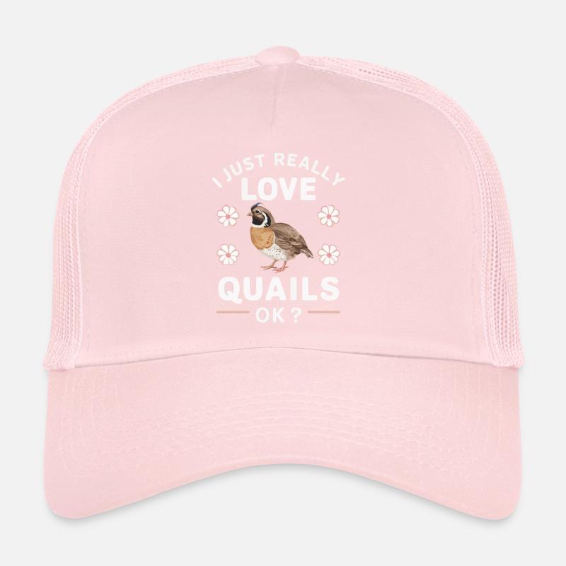 Caille Oiseau Cailles Casquette trucker 