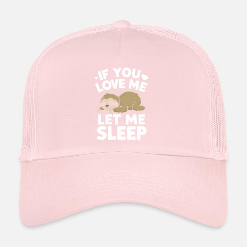 Sloth Sloths Sleeping Lazy Trucker Cap