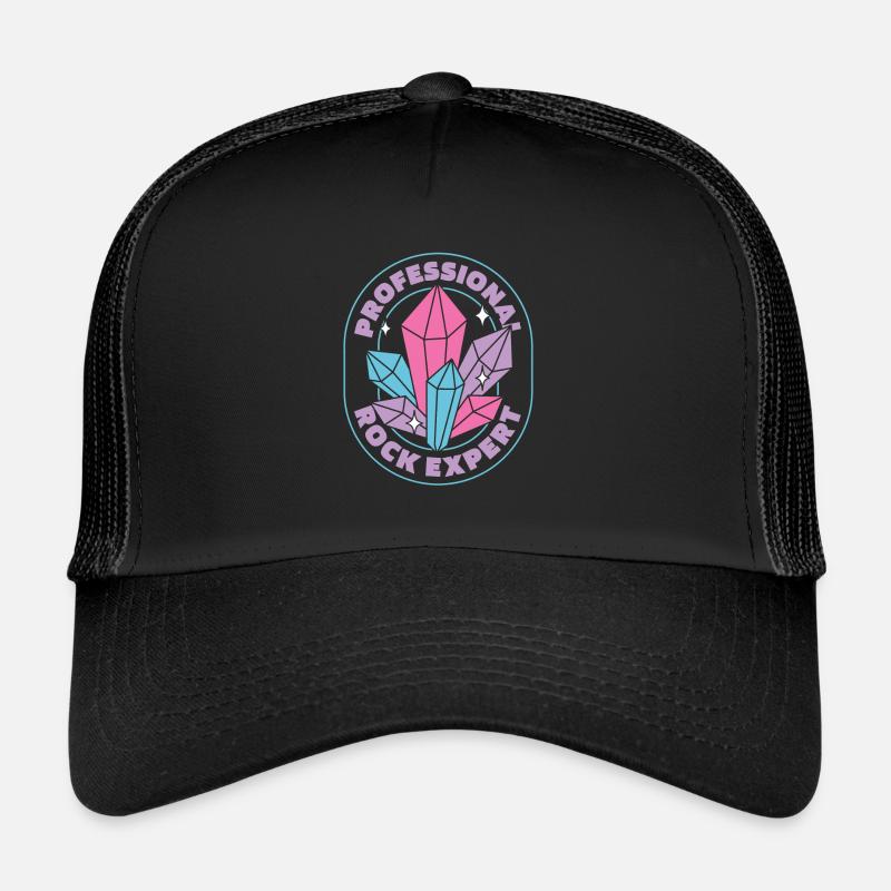 Géologue géologue - Casquette trucker  - noir/noir