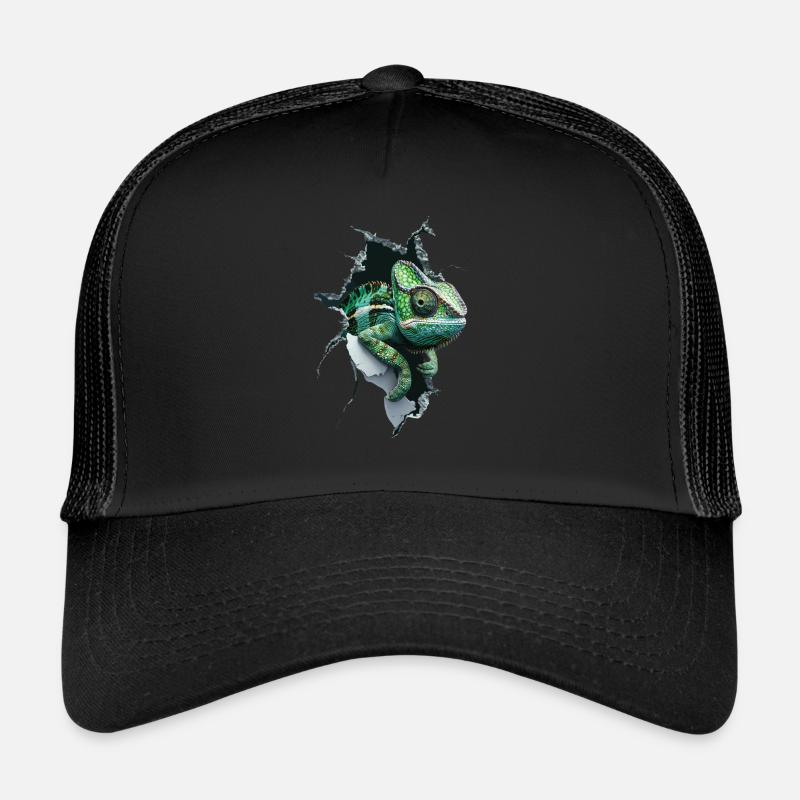 Chamäleon - Trucker Cap - Schwarz/Schwarz
