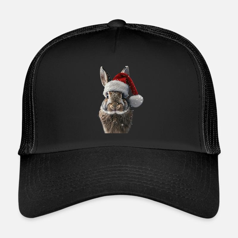 Kaninchen - Trucker Cap - Schwarz/Schwarz