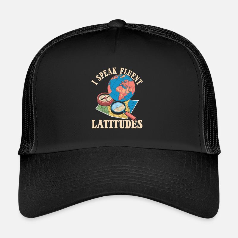 Geographie Geograf - Trucker Cap - Schwarz/Schwarz