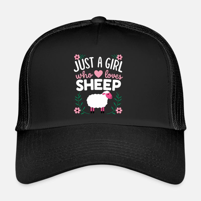 Sheep Sheep Farmer Lamb Farmer Trucker Cap