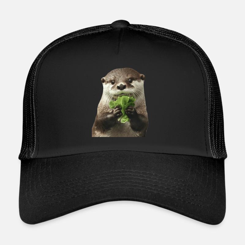 Loutre - Casquette trucker - noir/noir