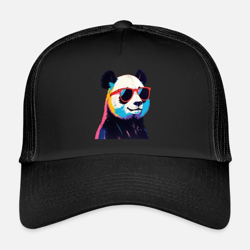 Oeuvre d’art Panda Pop Art Panda Casquette trucker 