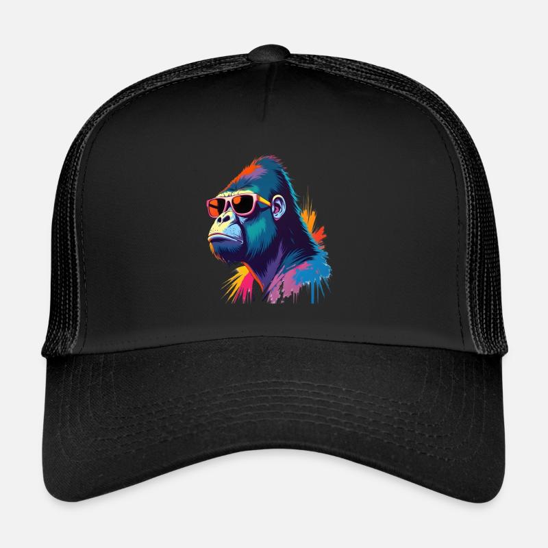 Gorille Art Oeuvre Pop Art Gorille Casquette trucker 