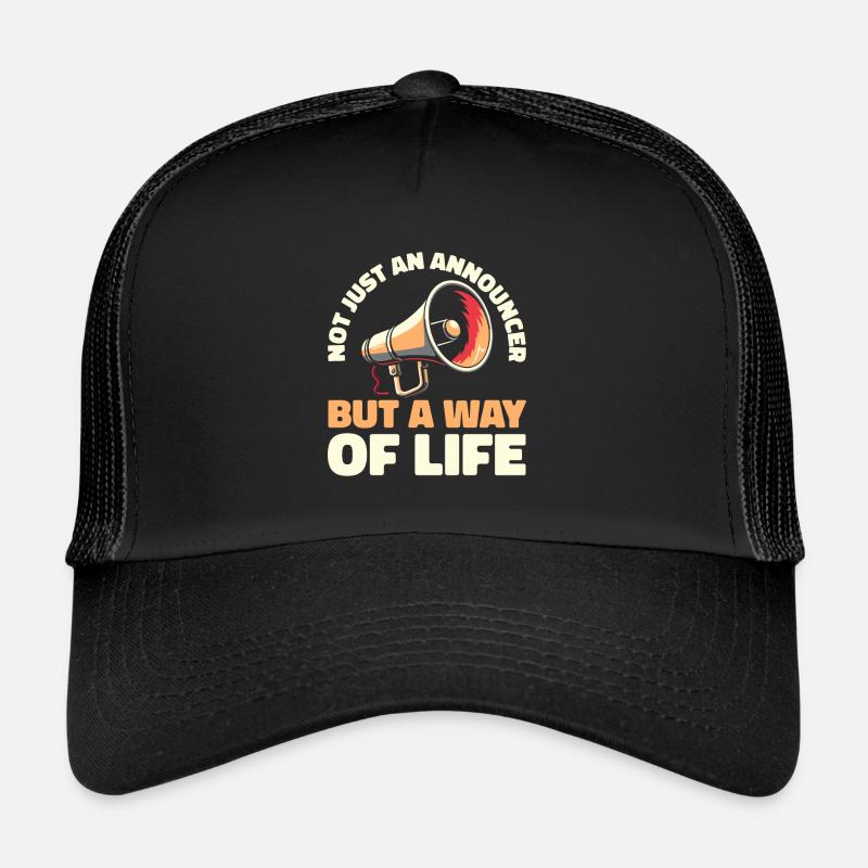 Announcer Trucker Cap