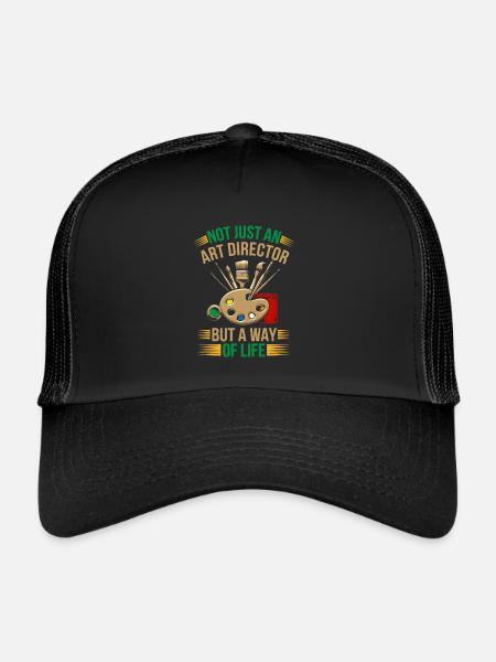Art Director - Trucker Cap - Schwarz/Schwarz