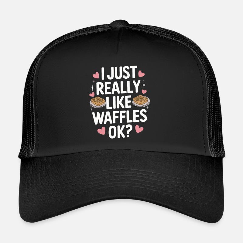 Waffles Breakfast Sweets Trucker Cap