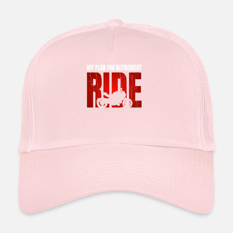 Motorcycle Motorcyclist My plan for retirement Trucker Cap