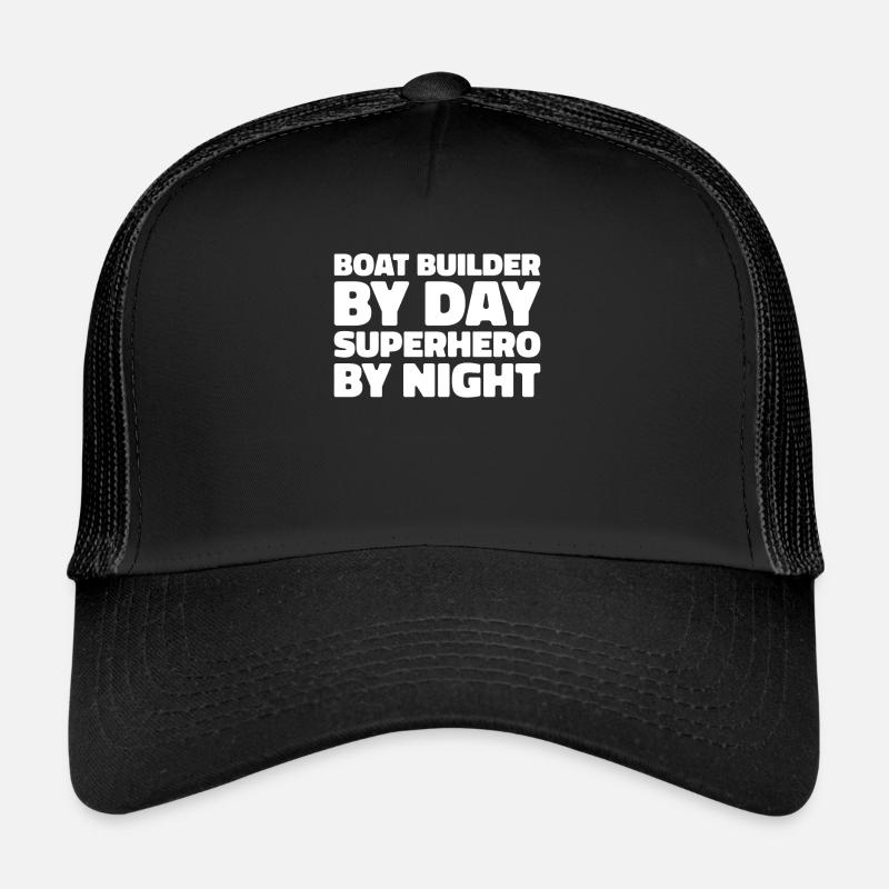 Bootsbauer - Trucker Cap - Schwarz/Schwarz