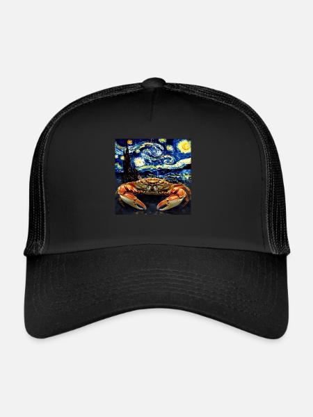 Krabbe - Trucker Cap - Schwarz/Schwarz