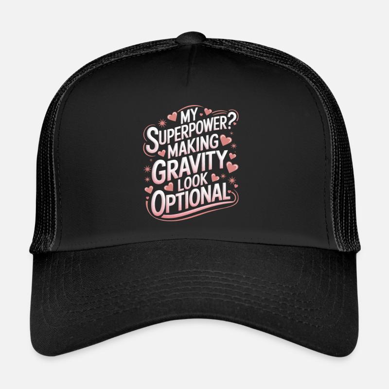 Turnen Turner Gymnastik - Trucker Cap - Schwarz/Schwarz