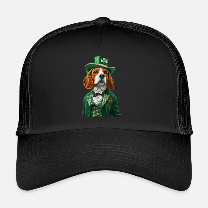 Beagle - Trucker Cap - Schwarz/Schwarz