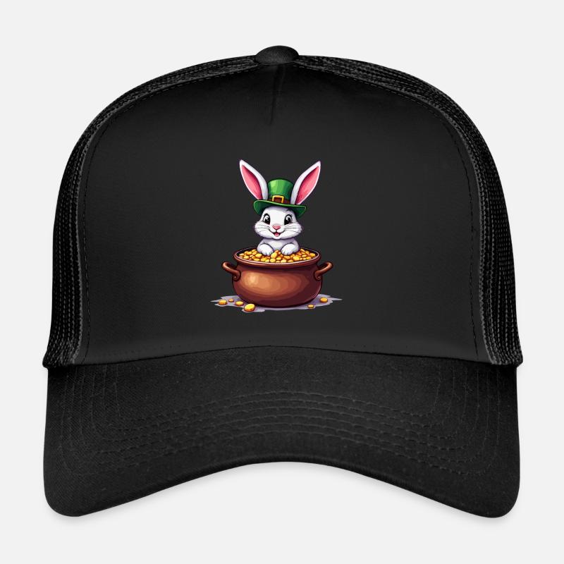 Bunny Tenue de la Saint-Patrick Lapins Casquette trucker 