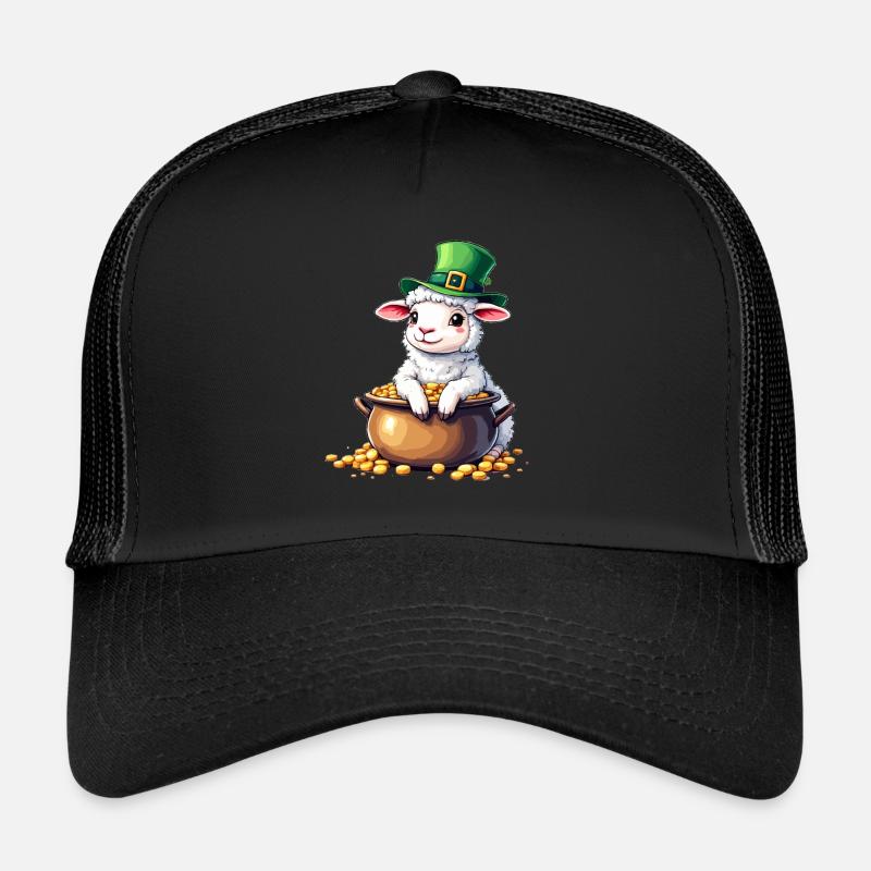 Mouton Tenue de la Saint-Patrick Berger Mouton Casquette trucker 