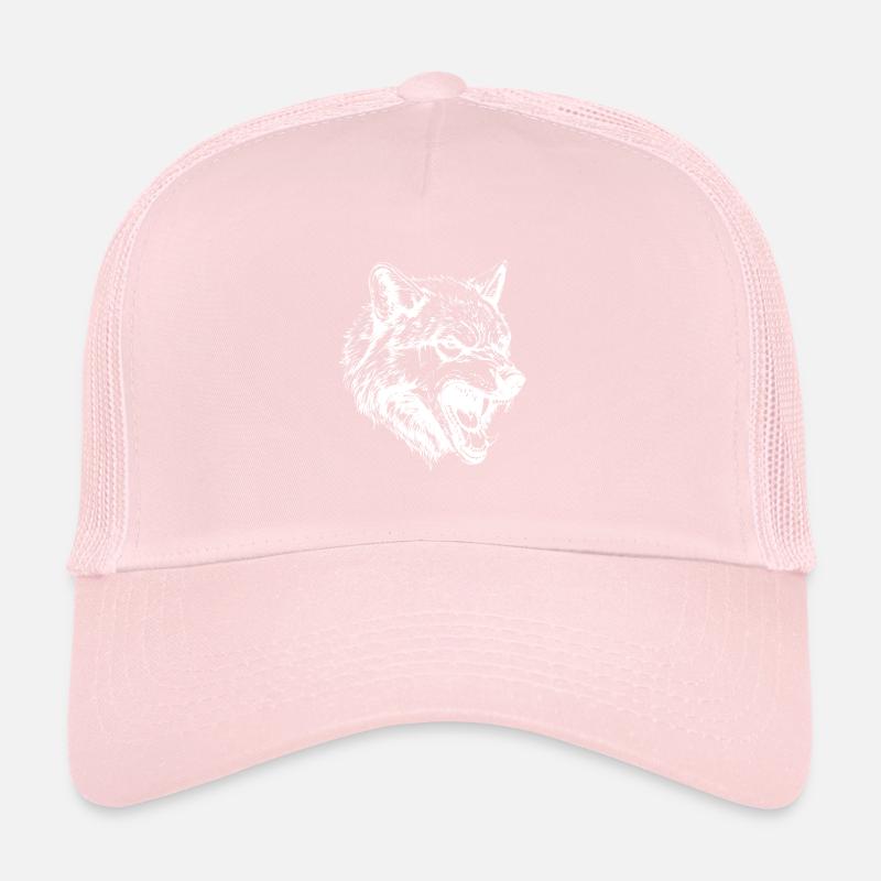 Wolf Tier Porträt Trucker Cap