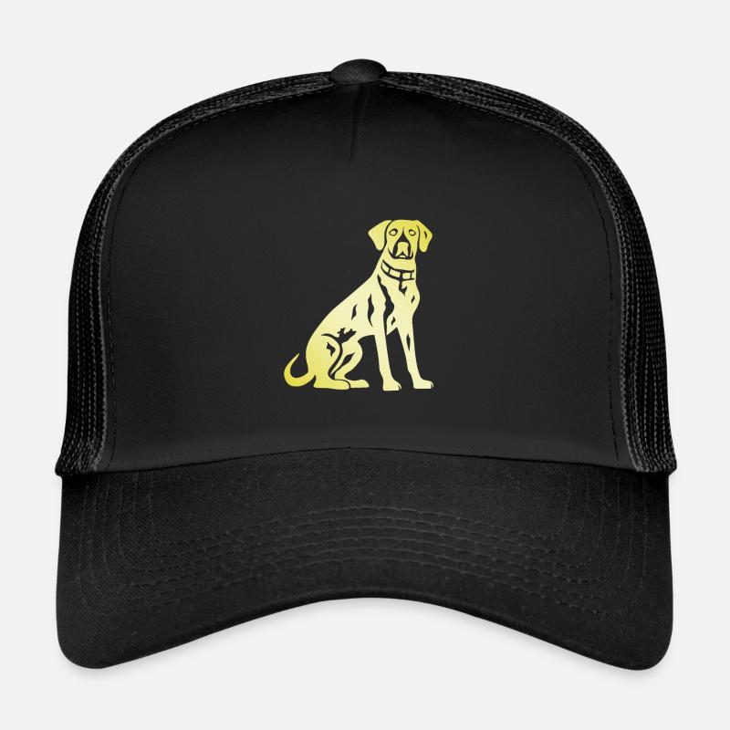 Dalmatiner Hund Silhouette Trucker Cap