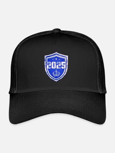 2025 year - Trucker Cap - black/black - Front