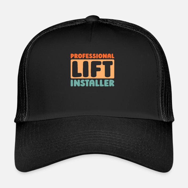 Installateur d’ascenseur Casquette trucker 