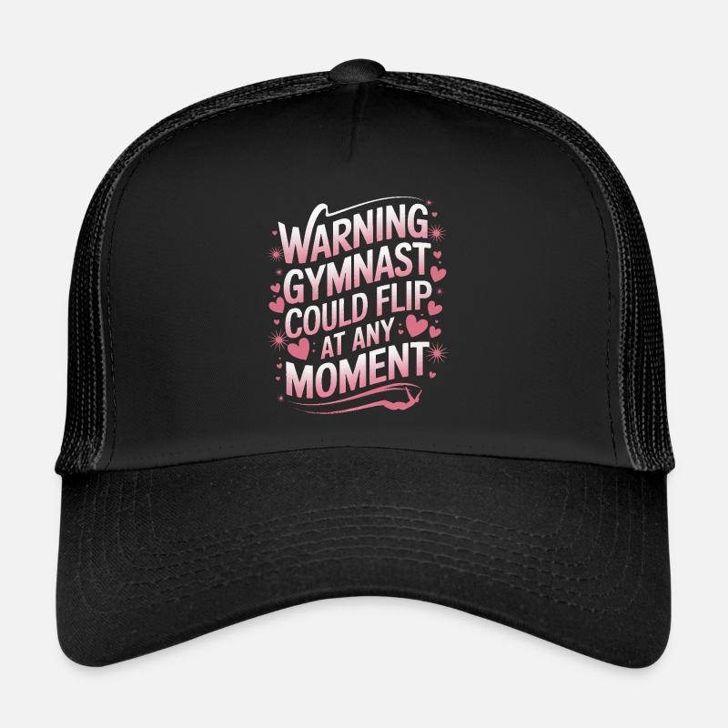 Turnen Turner Gymnastik - Trucker Cap - Schwarz/Schwarz