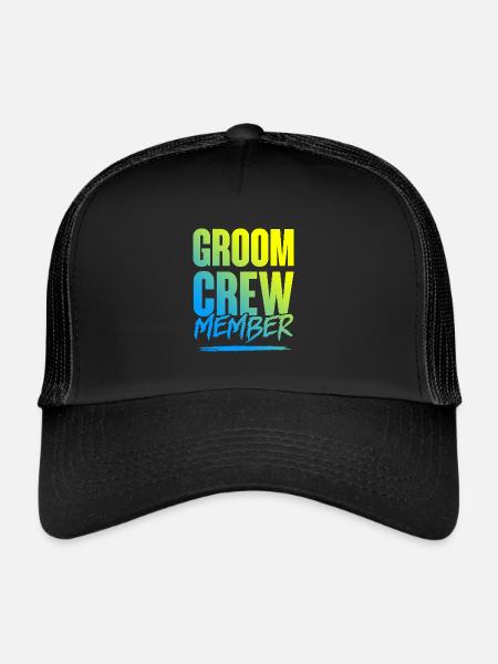 Équipage du palefrenier - Casquette trucker  - noir/noir - Devant