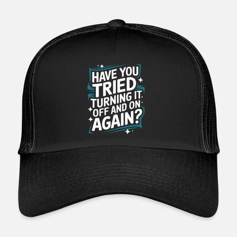 Support technique Informatique Casquette trucker 