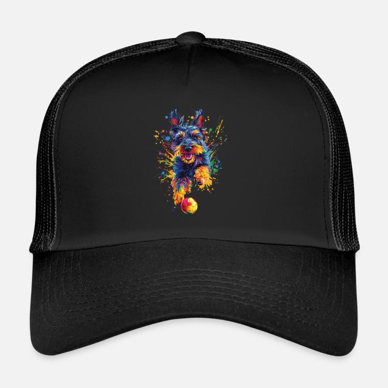 Scottish Terrier - Trucker Cap - Schwarz/Schwarz