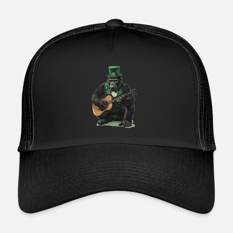 Gorilla - Trucker Cap - Schwarz/Schwarz