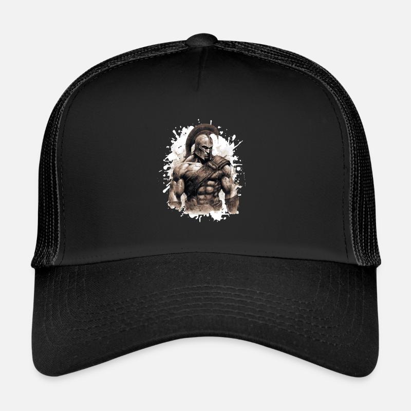 Spartan Muscles Gladiator Gym Trucker Cap