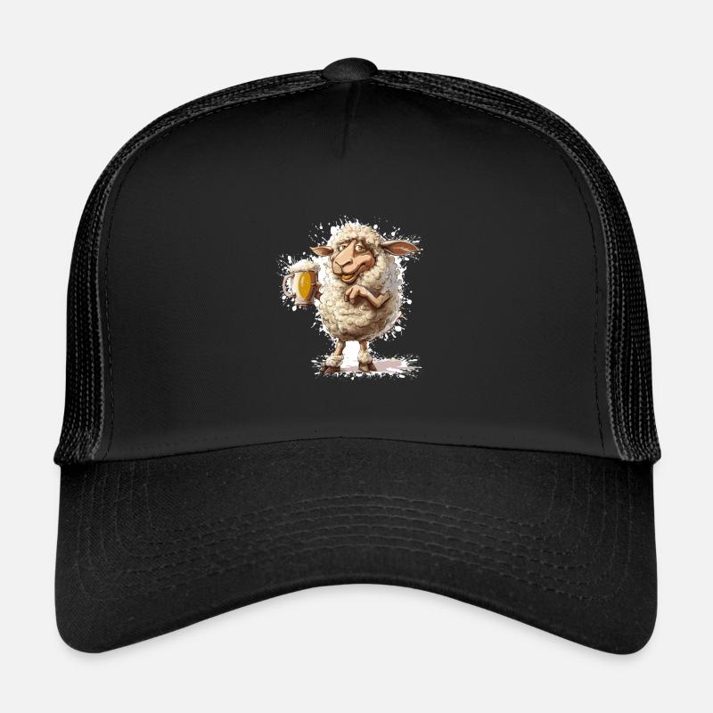 Sheep Beer Funny Trucker Cap