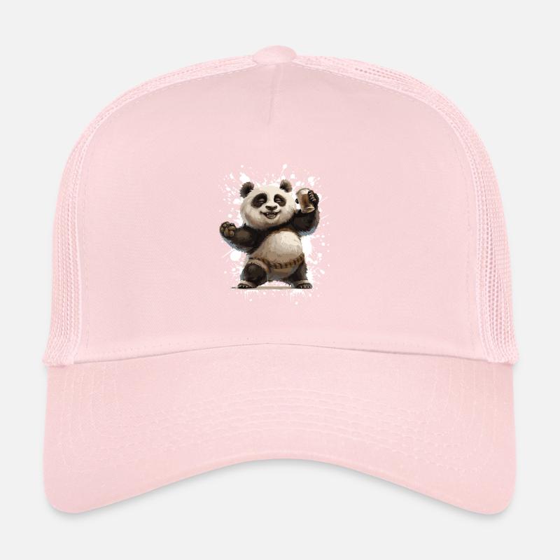 Panda Bière Drôle Casquette trucker 