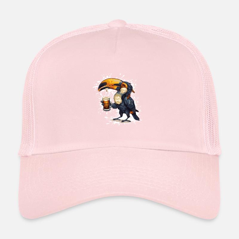 Toucan oiseau bière drôle Casquette trucker 