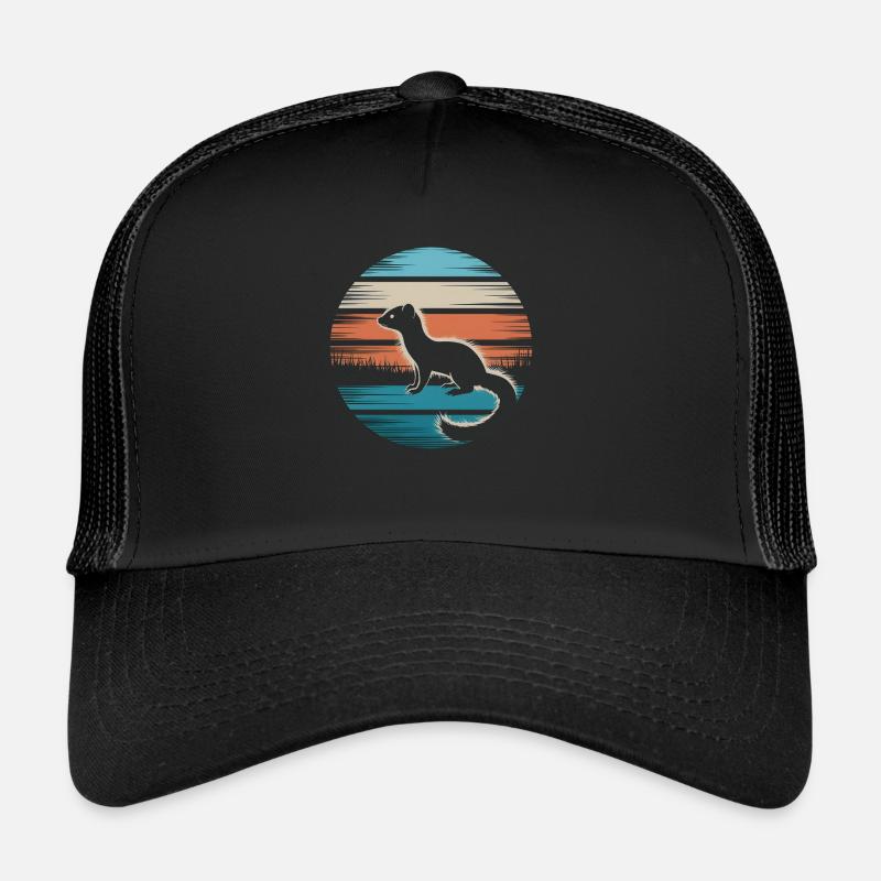 Wiesel - Trucker Cap - Schwarz/Schwarz
