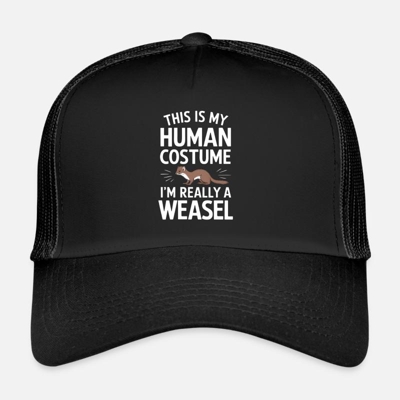 Wiesel - Trucker Cap - Schwarz/Schwarz