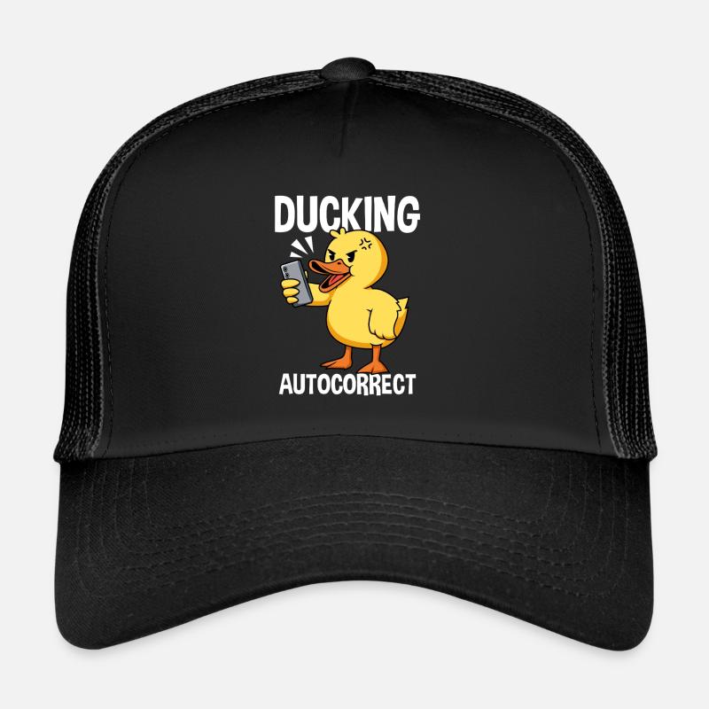Esquive Correction automatique Duck Joke Échec de la correction automatique Casquette trucker 
