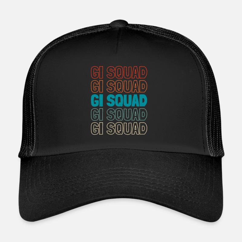 Krankenschwester Gastroenterologie Kader - Trucker Cap - Schwarz/Schwarz