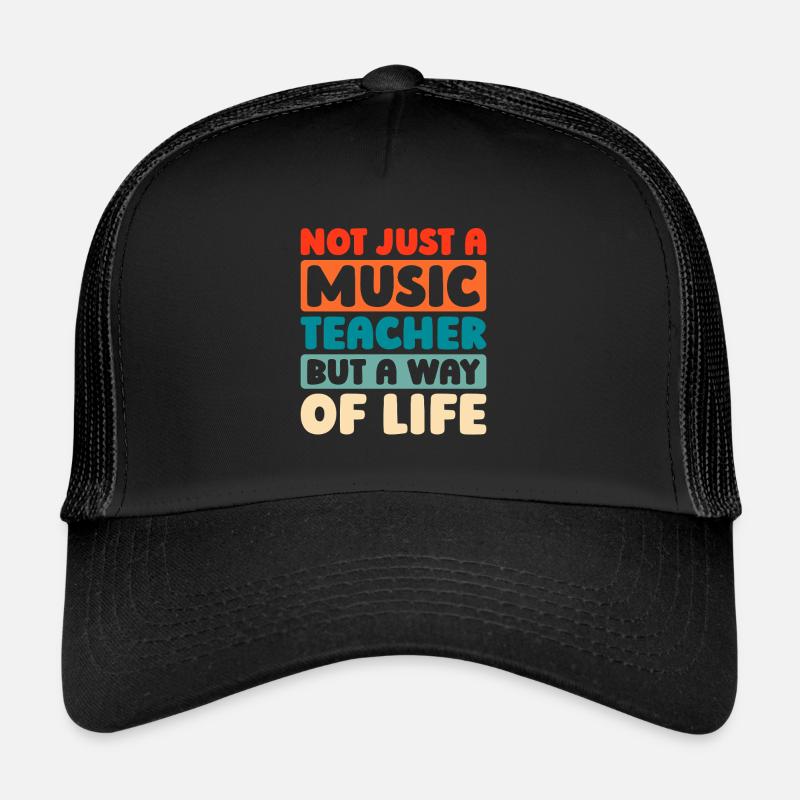 Musiklehrer Musik Lehrer Trucker Cap