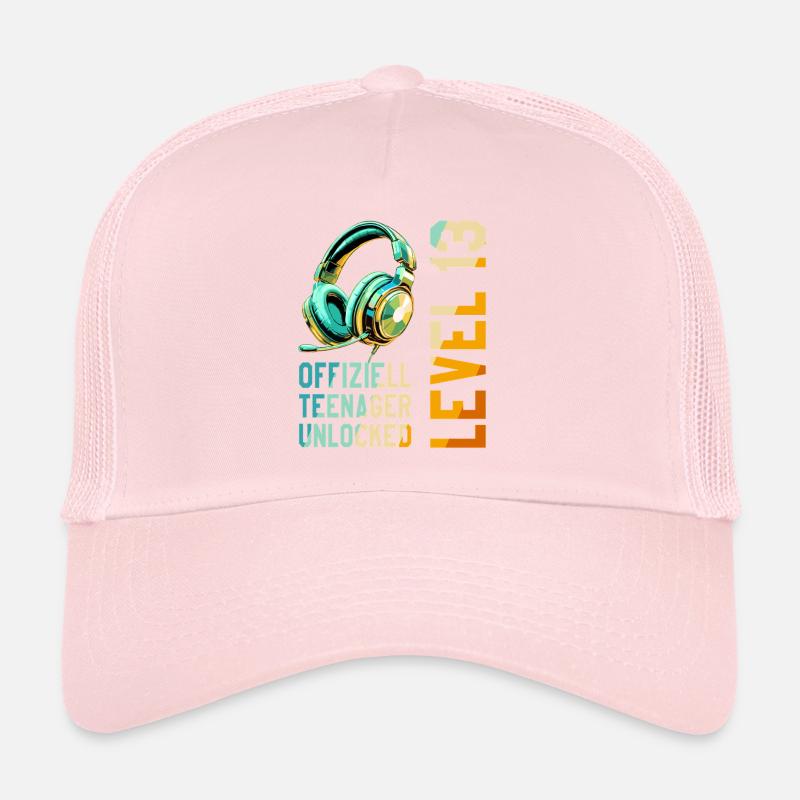 13th Birthday Boy Trucker Cap