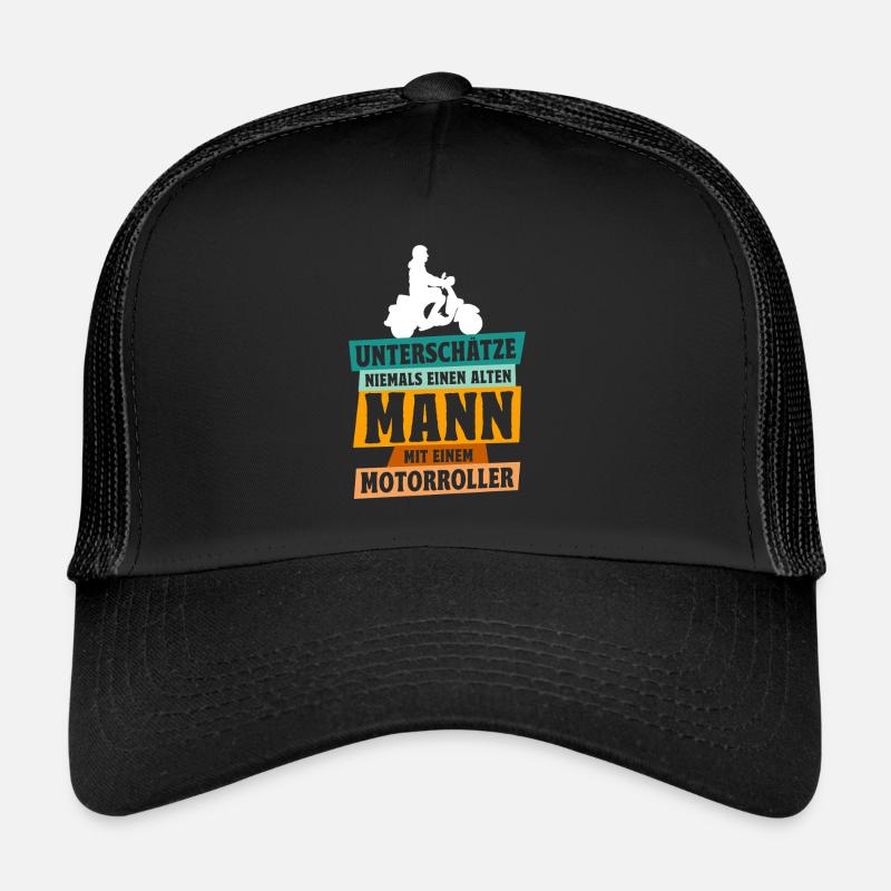 Motorcyclist Saying Design Trucker Cap