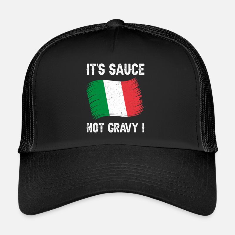Italian Expression Humor Sauce Trucker Cap