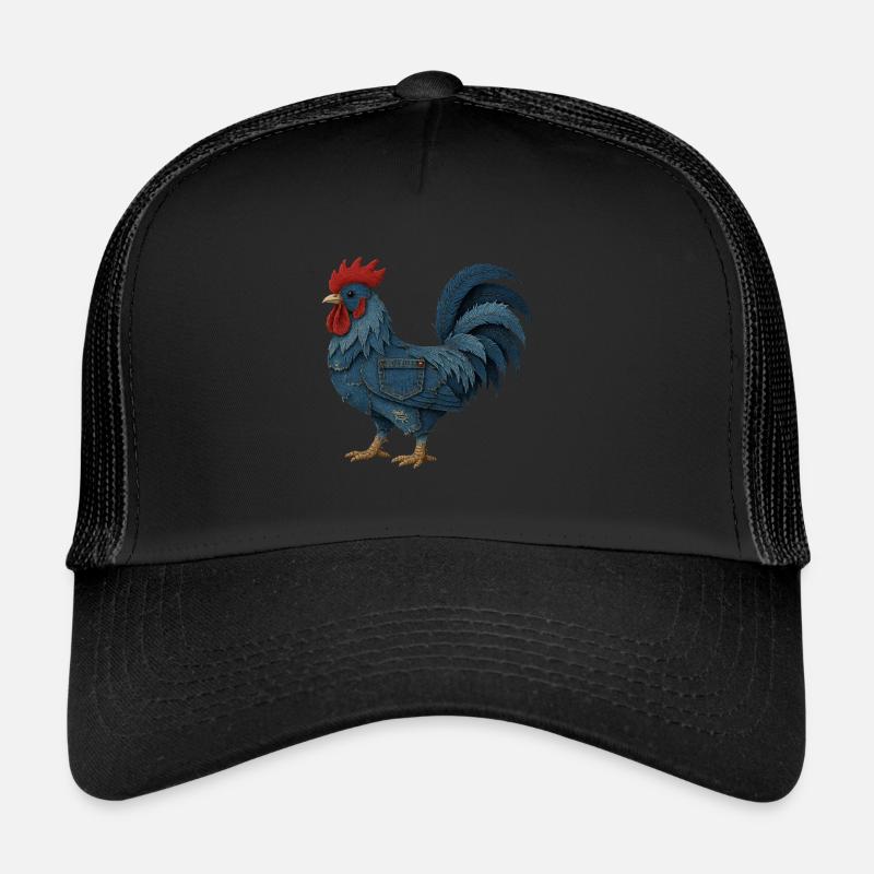 Hahn Denim - Trucker Cap - Schwarz/Schwarz