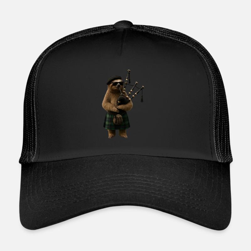Sloth Bagpipes Trucker Cap