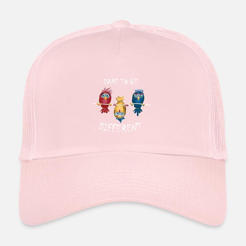 Anders sein Gegen den Strom LGBT Vogel Geschenk Trucker Cap