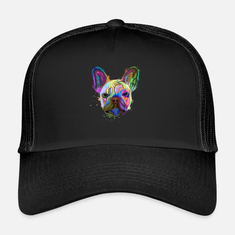 Cadeau de bouledogue français Bouledogue français Casquette trucker 